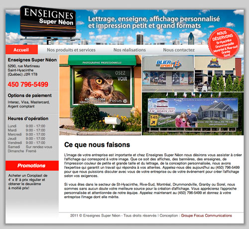 Enseignes Super N&eacute;on